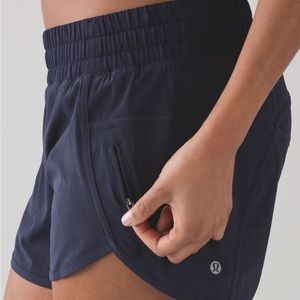 Lululemon midnight navy tracker shorts